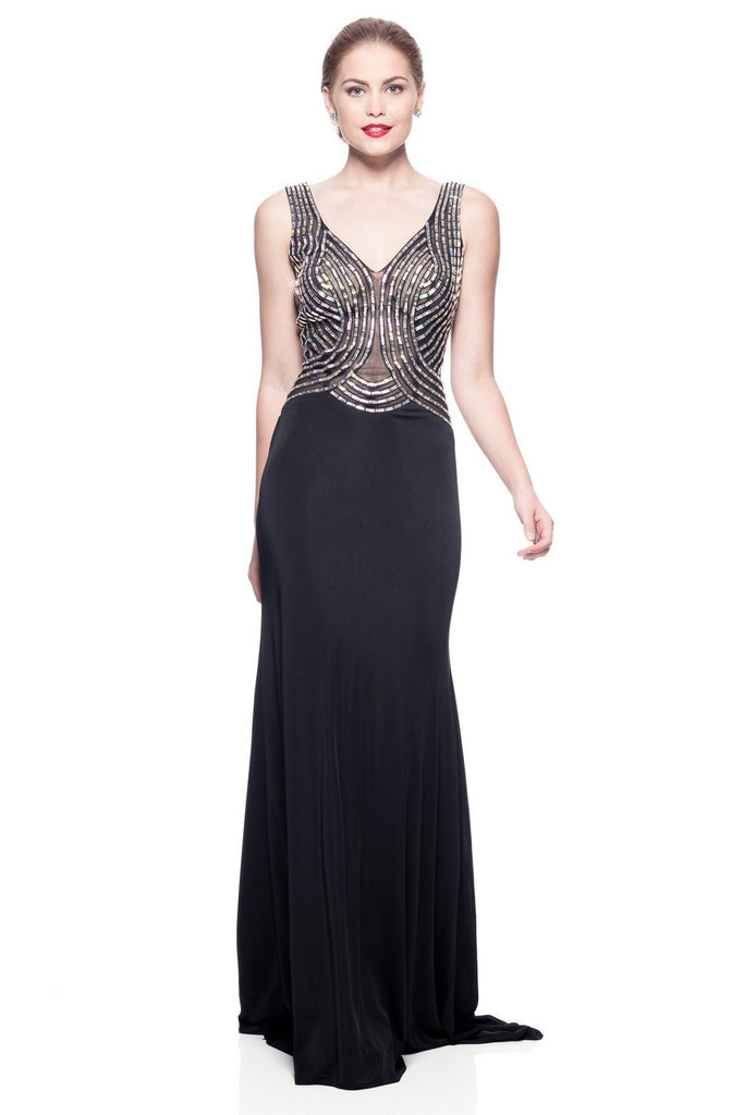 Prom & Evenning Lace Jersey Beaded Dresses