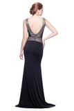 Prom & Evenning Lace Jersey Beaded Dresses