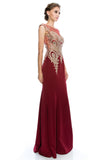 Prom & Evenning Lace Jersey Beaded Dresses