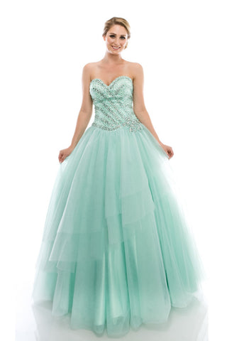 Quinceanera, sweet 16, engagement ball gown dress designer