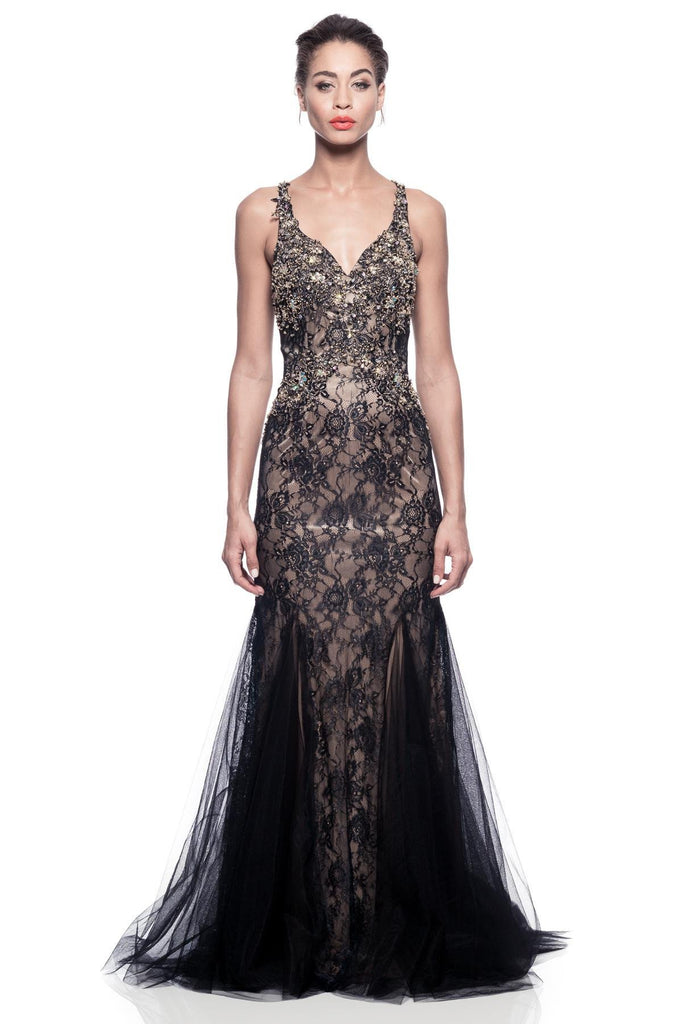 Prom & Evenning Lace Beaded Dresses
