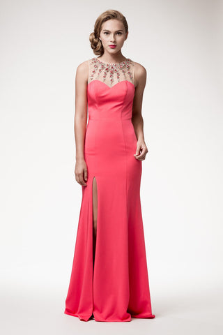 Prom & Evenning Lace Jersey Beaded Dresses