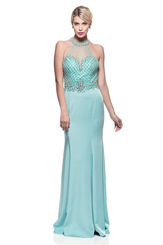Prom & Evenning Lace Jersey Beaded Dresses