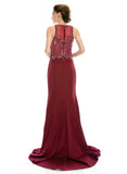 Prom & Evenning Lace Jersey Beaded Dresses
