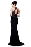 Prom & Evenning Lace Jersey Beaded Dresses