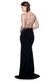Prom & Evenning Lace Jersey Beaded Dresses