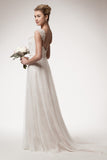 Wedding dress lace A-line ball gown SWEETHEART, SLEEVELESS, EMPIRE WAIST