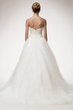Wedding dress lace STRAPLESS, SWEETHEART, BALL GOWN