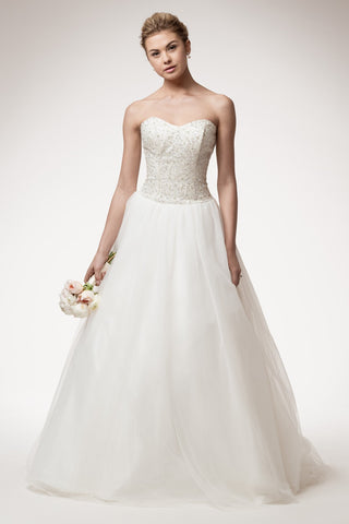 Wedding dress lace STRAPLESS, SWEETHEART, BALL GOWN