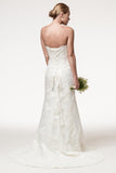 SLEEVELESS, SWEETHEART, A-LINE Wedding dress