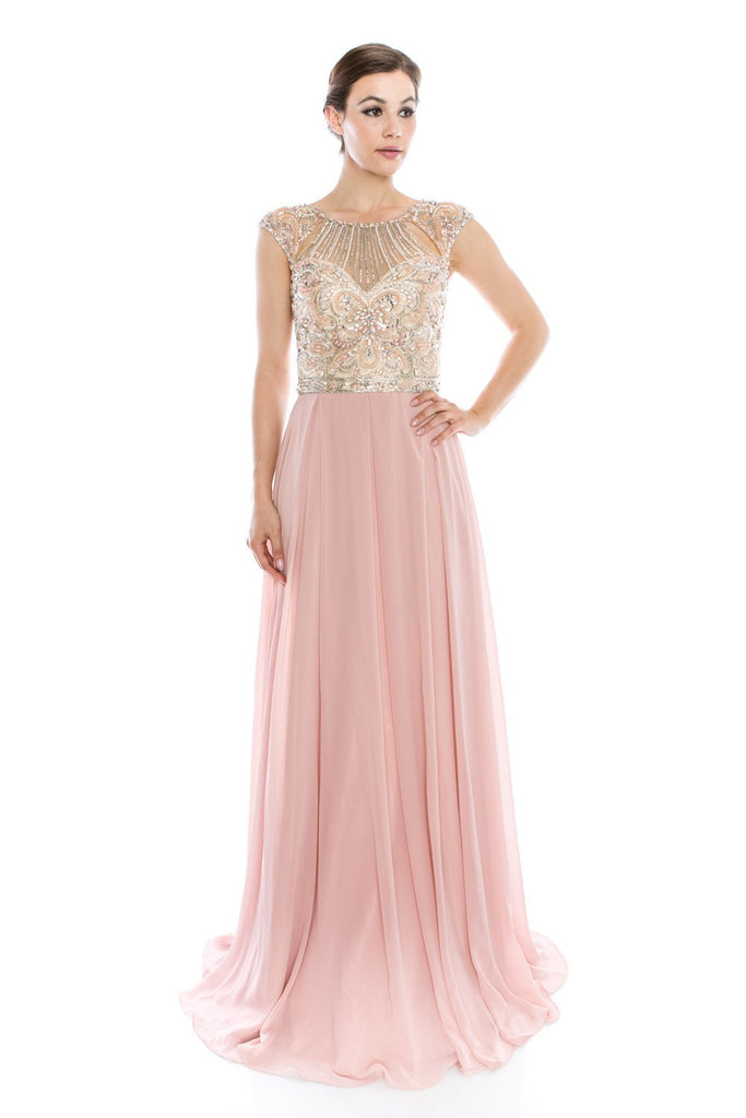 Prom & Evenning Lace Jersey Beaded Dresses
