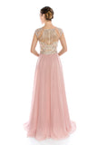 Prom & Evenning Lace Jersey Beaded Dresses