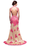 Prom & Evenning Lace Jersey Beaded Dresses