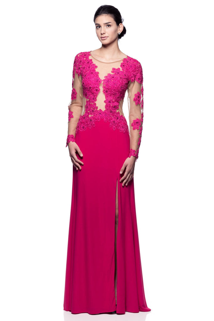 Prom & Evenning Lace Jersey Beaded Dresses