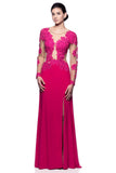 Prom & Evenning Lace Jersey Beaded Dresses