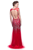 Prom & Evenning Lace Jersey Beaded Dresses