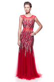 Prom & Evenning Lace Jersey Beaded Dresses