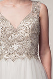 Wedding dress lace SLEEVELESS, V-NECK, BALLGOWN