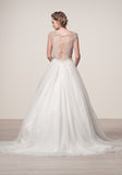 Wedding dress lace SLEEVELESS, V-NECK, BALLGOWN