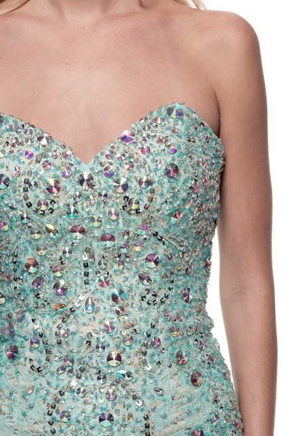Prom & Evenning Lace Jersey Beaded Dresses