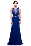 Prom & Evenning Lace Jersey Beaded Dresses