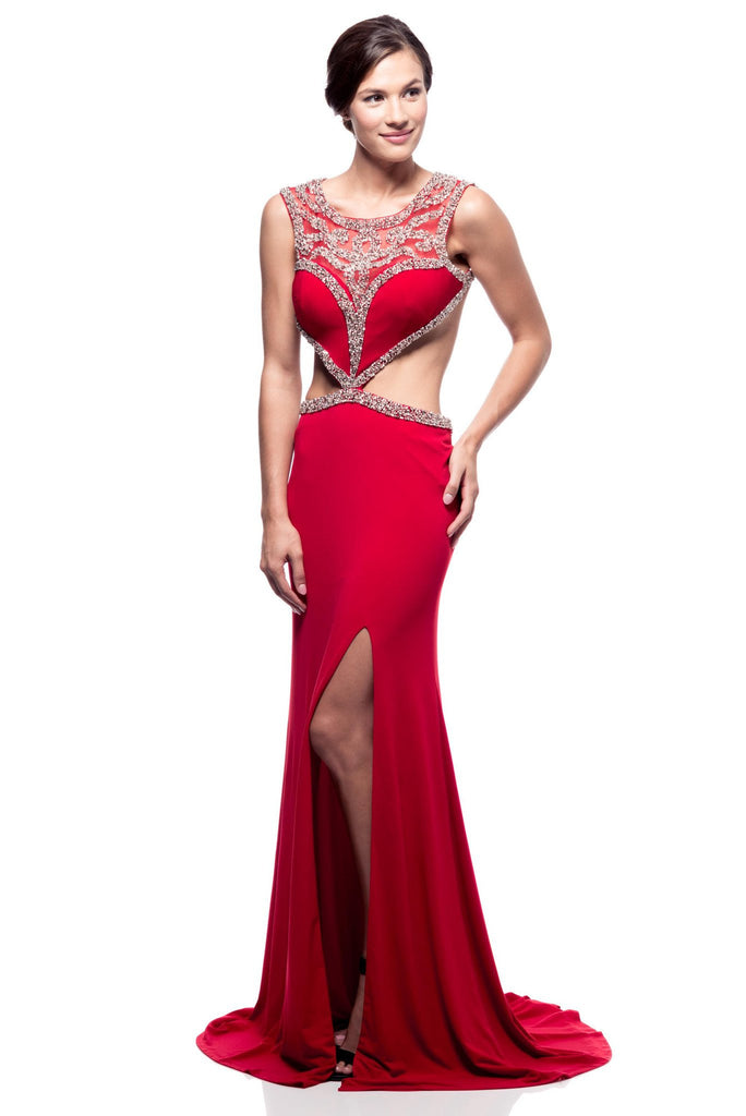 Prom & Evening Lace Jersey Beaded Dresses