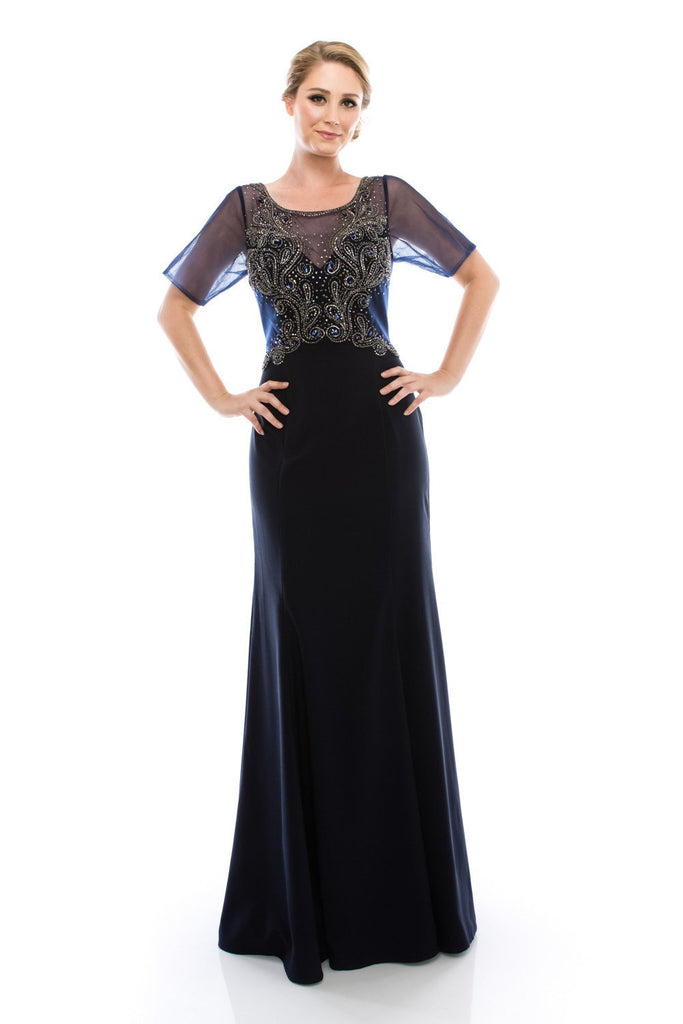 Mother Of The Bride Lace satin chiffon Long Gown Dress.