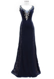 Prom & Evenning Lace Jersey Beaded Dresses