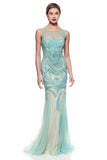 Prom & Evenning Lace Jersey Beaded Dresses