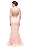 Prom & Evenning Lace Jersey Beaded Dresses