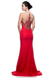Prom & Evenning Lace Jersey Beaded Dresses