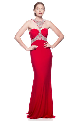 Prom & Evenning Lace Jersey Beaded Dresses