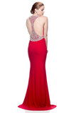 Prom & Evenning Lace Jersey Beaded Dresses