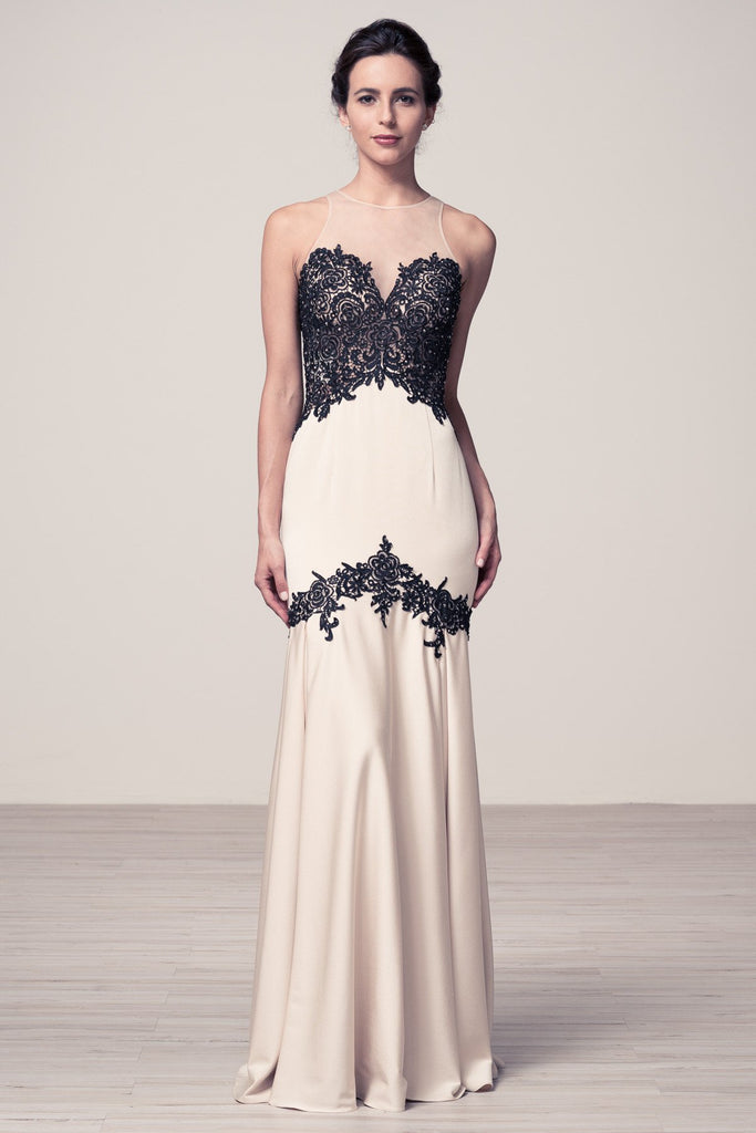 Prom & Evenning Lace Jersey Beaded Dresses