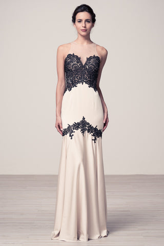 Prom & Evenning Lace Jersey Beaded Dresses