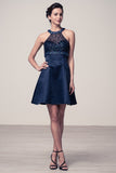 Lace short prom homecoming cocktail dress