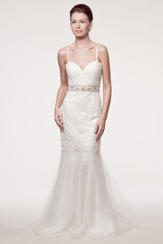 Wedding dress lace SWEETHEART WITH BOLERO, MERMAID