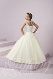Beautiful Pangent, flower girl long dress by Tyffany Princess