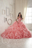 Beautiful quinceanera, sweet 16, engagement ball gown dress designed by House of Wu