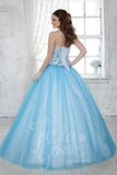 Beautiful quinceanera, sweet 16, engagement ball gown dress designed by House of Wu