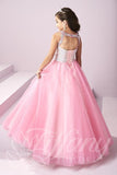 Beautiful Pangent, flower girl long dress by Tyffany Princess