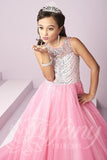 Beautiful Pangent, flower girl long dress by Tyffany Princess