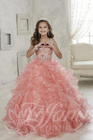 Beautiful Pageant, Flower Girl,  ball gown dress by Tiffany Princess