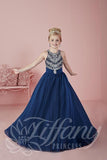 Beautiful Pangent flower girl long dress by Tyffany Princess