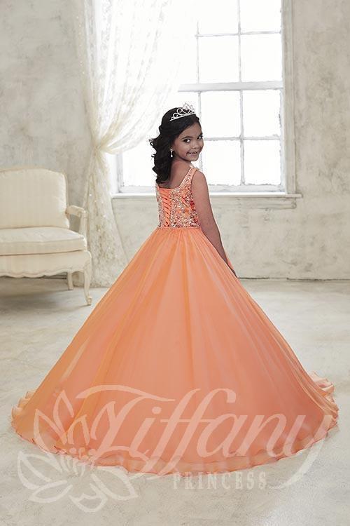 Beautiful Pageant, Flower Girl,  ball gown dress by Tiffany Princess