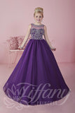 Beautiful Pangent, flower girl long dress by Tyffany Princess
