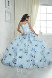 2017 Beautiful quinceañera, sweet 16, engagement ball gown dress by designer House of Wu
