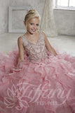 Beautiful Pangent, flower girl long dress by Tyffany Princess