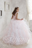 Beautiful Pangent, flower girl long dress by Tyffany Princess