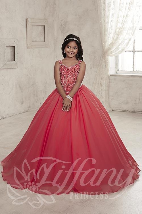 Beautiful Pangent, flower girl long dress by Tyffany Princess